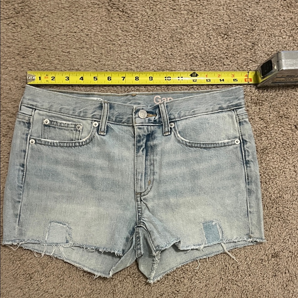 GAP Women's Faded Blue Jean Shorts